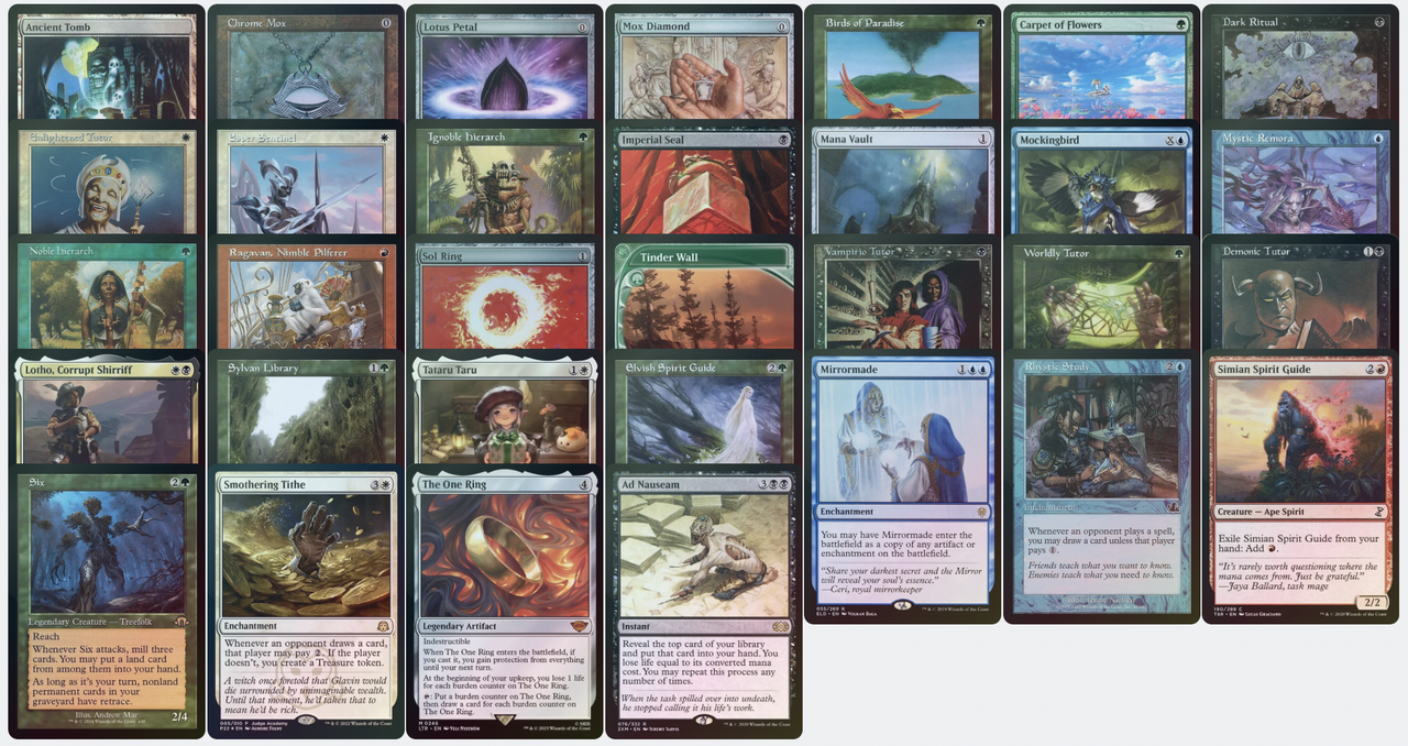 Good cards in mulligans